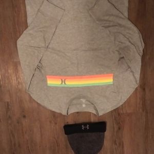 Name Brand long sleeves and under armor hat brand new from kohls they are large